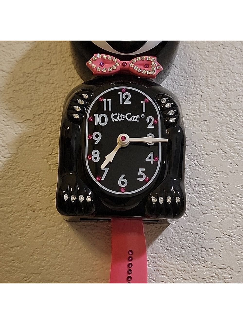 Jeweled Kit-Cat Klock clock SUPER RARE - Picture 3 of 4